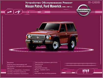 Устройство Обслуживание Ремонт Nissan Patrol, Ford Maverick (1988-1997 гг.) - 