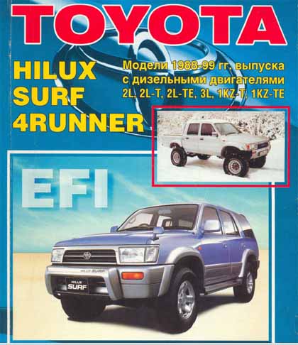 Toyota 4-Runner Hilux Surf 1988-1999 Дизель самоучитель