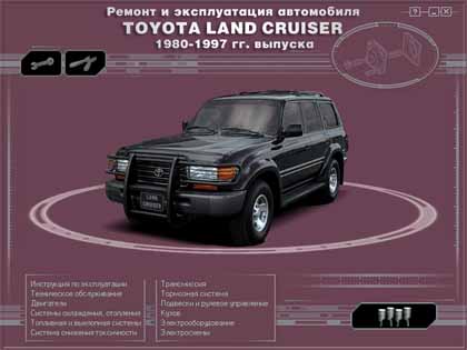 Ремонт и эксплуатация автомобиля  TOYOTA LAND CRUISER  1980-1997 гг. выпуска - 