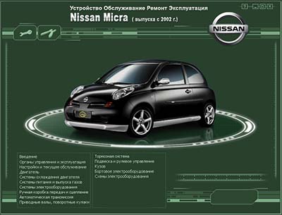 Устройство Обслуживание Ремонт Эксплуатация  Nissan Micra (выпуска с 2002 г.в) - 