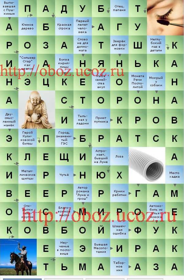 буква кириллицы - ответ сканворд В контакте 1224 - Сканвордист Вконтакте